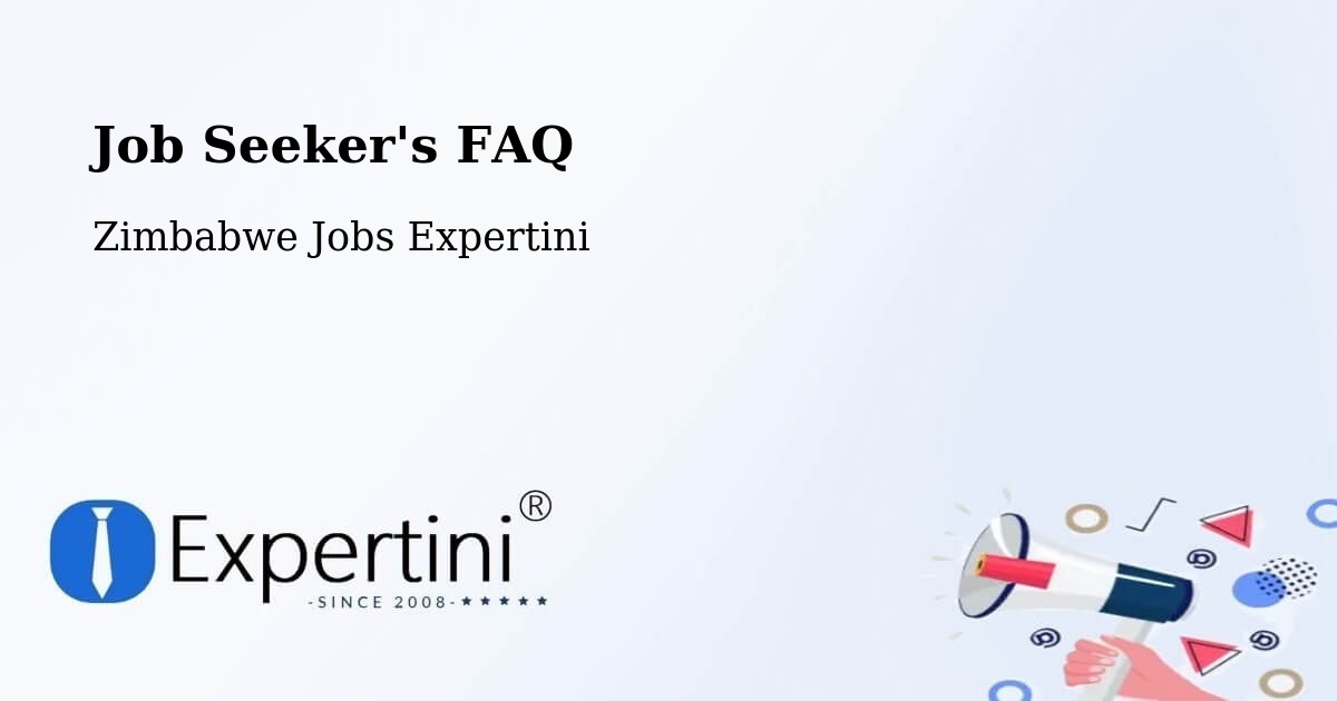 Job Seeker FAQ – Inyati - Zimbabwe Jobs Expertini