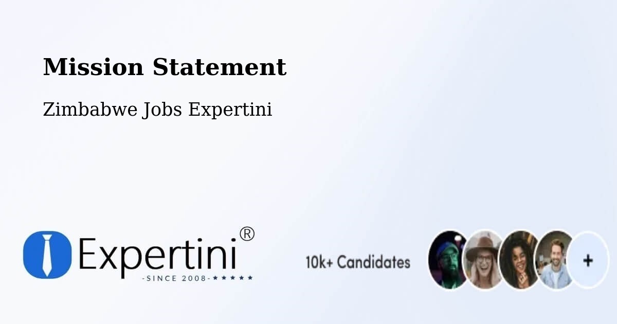 Corporate Mission – Inyati - Zimbabwe Jobs Expertini