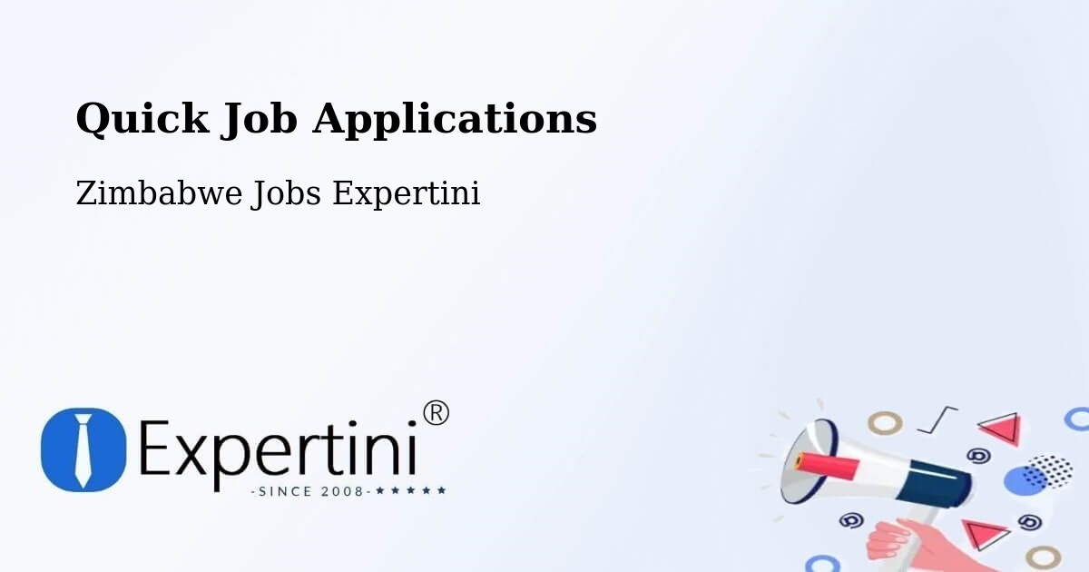 Quick Apply Feature – Inyati - Zimbabwe Jobs Expertini